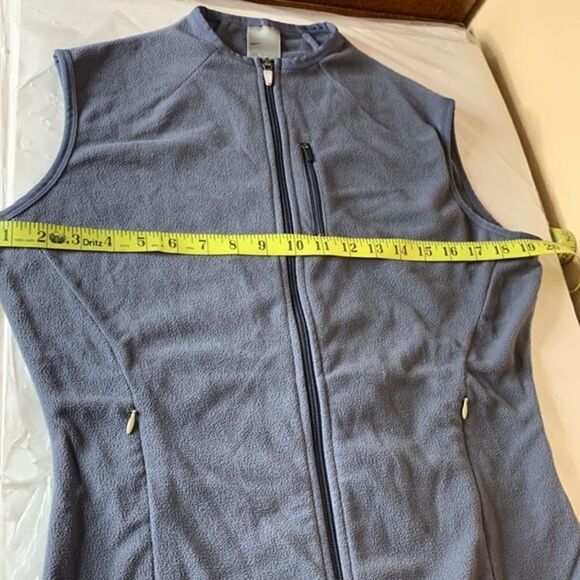 Nike Therma-Fit Gray Full Zip Fleece Vest Size Small - Picture 10 of 10